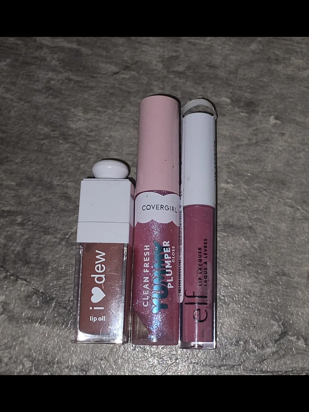 CoverGirl Yummy Plumper Gloss, Elf Lip Lacquer & AOA Studio Tinted Lip Oil BNIB
